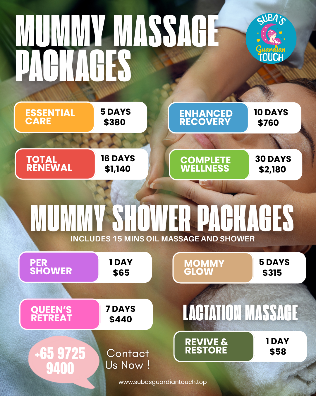 Mommy Packages - Price & details